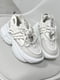 Кросівки білого кольору на шнурівці | 6725720 | фото 3