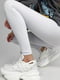 Кросівки білого кольору на шнурівці | 6725720 | фото 4
