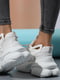 Кросівки білого кольору на шнурівці | 6725720 | фото 5