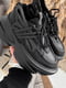 Кроссовки черного цвета на шнуровке | 6725721 | фото 3