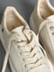 Кроссовки бежевыеа на шнуровке | 6725725 | фото 4