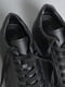 Кроссовки черные на шнуровке | 6725726 | фото 4