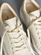 Кроссовки бежевые на шнуровке | 6725727 | фото 4