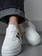 Кросівки білі на шнурівці | 6725733 | фото 2