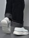 Кроссовки белые на шнуровке | 6725734 | фото 3