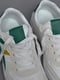 Кросівки білі на шнурівці з різнокольоровими смужками | 6725740 | фото 4