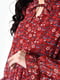 Платье шифоновое красное в цветочный принт | 6725815 | фото 4