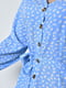 Сукня шифонова блакитна з принтом | 6725822 | фото 4