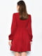 Платье А-силуэта шифоновое красное | 6725828 | фото 3