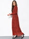Платье шифоновое красное с леопардовым принтом | 6725835 | фото 2