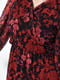 Сукня А-силуету чорно-червона в квітковий принт | 6725884 | фото 4