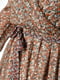 Платье А-силуэта шифоновое в цветочный принт | 6725887 | фото 4