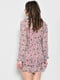 Платье женское шифоновое розовое в цветочный принт | 6725895 | фото 3