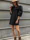 Сукня чорна з оригінальними рукавами | 6725899 | фото 2