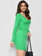 Платье-футляр однотонное зеленое | 6725904 | фото 2