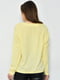 Блуза однотонная желтая | 6725946 | фото 3