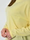 Блуза однотонна жовта | 6725946 | фото 4