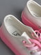 Кеди рожеві текстильні на шнурівці | 6726000 | фото 4