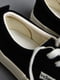 Кеды текстильные черные на шнуровке | 6726002 | фото 4