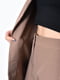 Костюм брючний кольору мокко: жакет та штани | 6726120 | фото 4