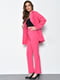 Рожевий костюм: жакет і штани | 6726126 | фото 2