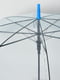 Зонт полуавтомат трость голубого цвета | 6726145 | фото 3