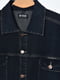 Піджак батальний джинсовий темно-синього кольору | 6726147 | фото 3