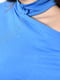 Джемпер однотонный голубой | 6726166 | фото 4