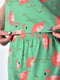 Пижама летняя шорты и футболка салатовая с принтом | 6726215 | фото 4