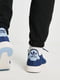 Текстильні кросівки синього кольору з логотипом бренду | 6729632 | фото 10