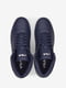 Високі кросівки синього кольору з вишитим логотипом бренду | 6729648 | фото 4