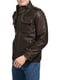 Куртка коричневая на молнии с воротником-стойкой | 6729678 | фото 2