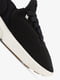 Текстильні кросівки чорного кольору з логотипом бренду | 6729689 | фото 5