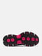 Комбіновані кросівки чорного кольору із логотипом бренду | 6729691 | фото 5