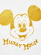 Белый свитшот с ринком Mickey Shines спереди | 6729743 | фото 8