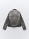 Джинсовая куртка оверсайз серого цвета на пуговицах с двумя нагрудными карманами | 6729787 | фото 3