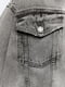 Джинсова куртка оверсайз сірого кольору на ґудзиках із двома нагрудними кишенями | 6729787 | фото 5