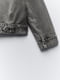 Джинсова куртка оверсайз сірого кольору на ґудзиках із двома нагрудними кишенями | 6729787 | фото 6