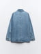 Джинсова куртка-сорочка синього кольору на ґудзиках | 6729789 | фото 2