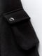Коротка куртка-бомбер чорного кольору з високим трикотажним коміром | 6729795 | фото 10
