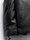Короткая черная жилетка с высоким воротником и застежкой-молнией | 6729800 | фото 14