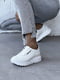 Лаконічні білі кросівки з натуральної шкіри | 6519367 | фото 16