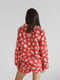 Байкова піжама червоного кольору з малюнком: сорочка та штани | 6730624 | фото 9