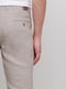 Бежевые классические брюки с карманами | 6726257 | фото 4