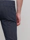 Темно-синие классические брюки с карманами | 6726260 | фото 4