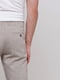 Бежевые классические брюки с карманами | 6726267 | фото 4