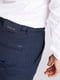 Синие классические брюки с карманами | 6726278 | фото 2