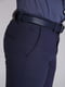 Темно-сині класичні штани з кишенями | 6726282 | фото 2