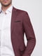 Классический бордовый пиджак с лацканами | 6726376 | фото 3
