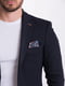 Синий пиджак классического кроя с платком-паше | 6726388 | фото 2